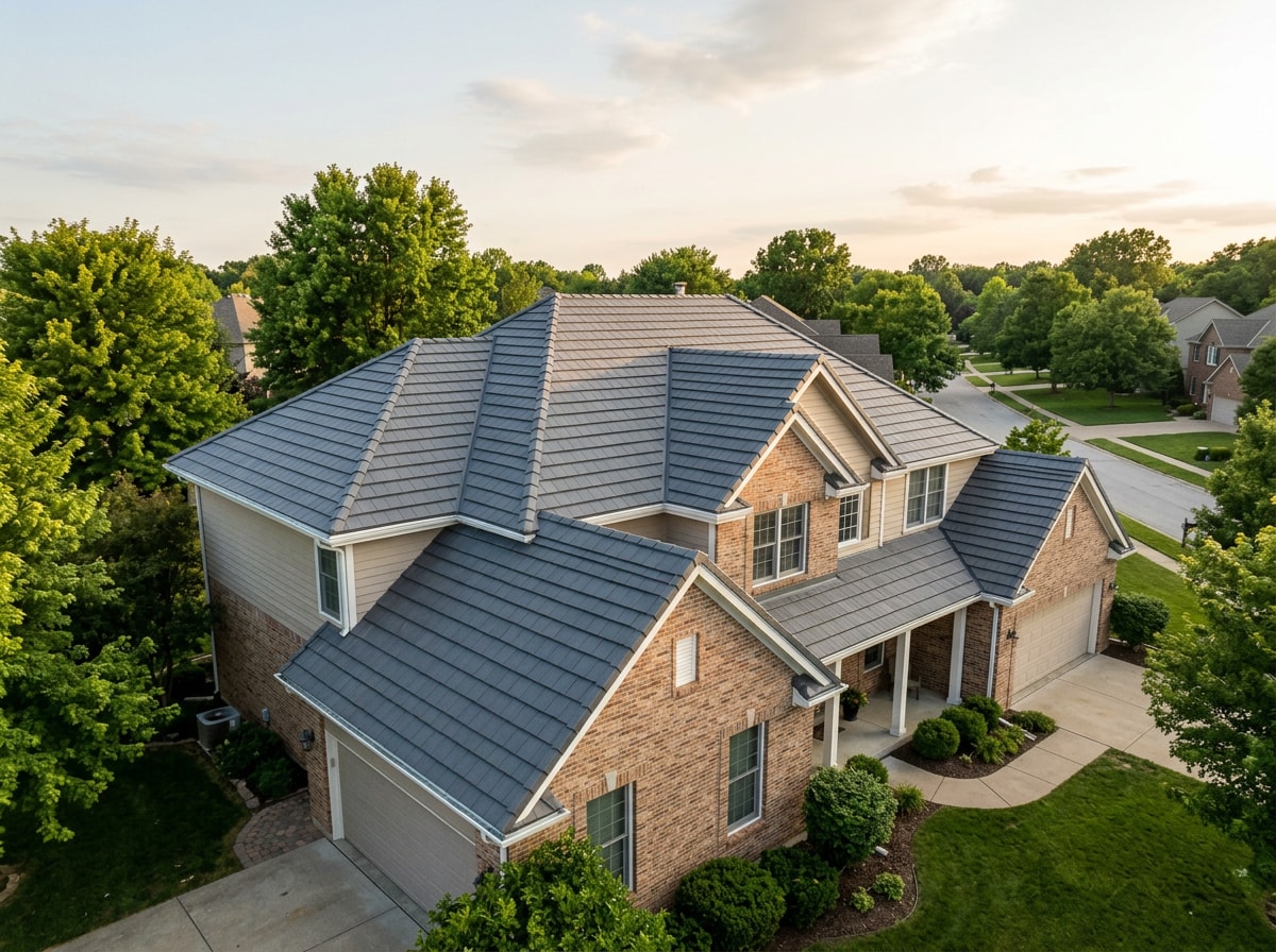 Restored clay tile roof on a residential home in Ozark, MO