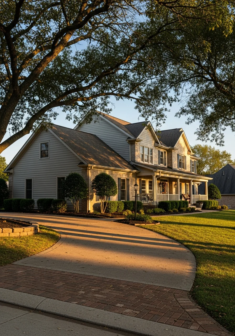 Ozark home exterior showing quality construction details and curb appeal.